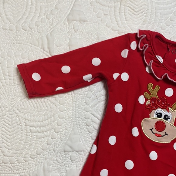 three sisters Bottoms Three Sisters Baby Girl Polka Dot Reindeer